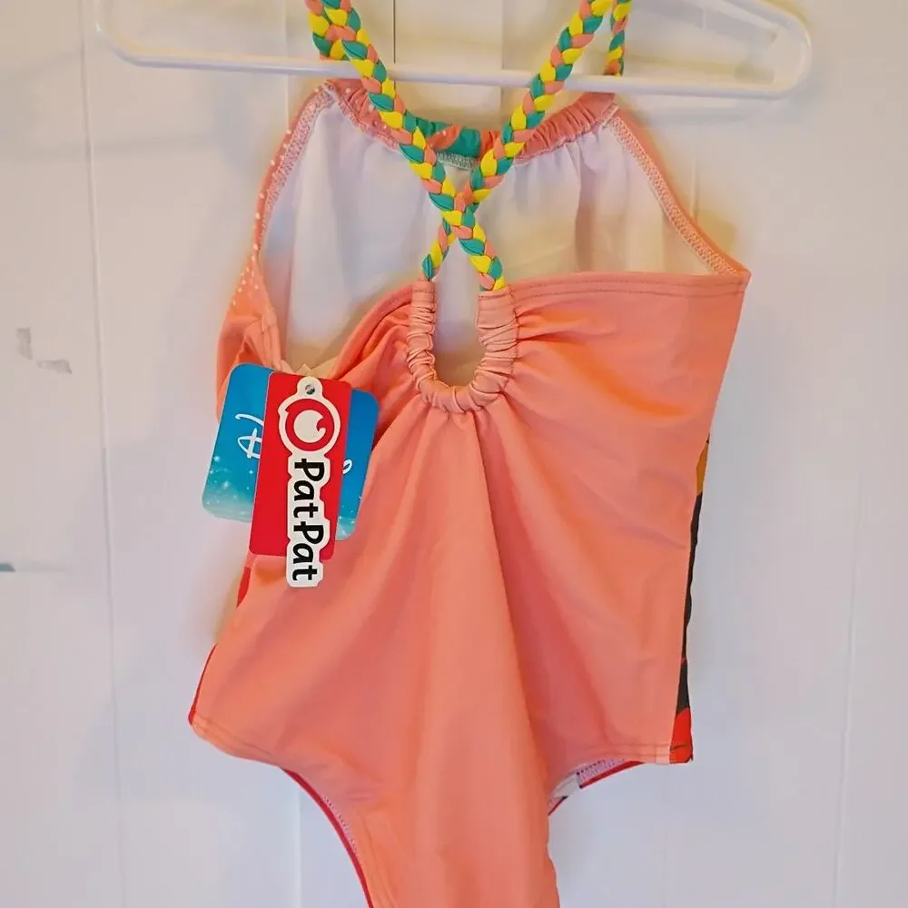 Disney Moana Girls Swimsuit One Piece 4-5 Years